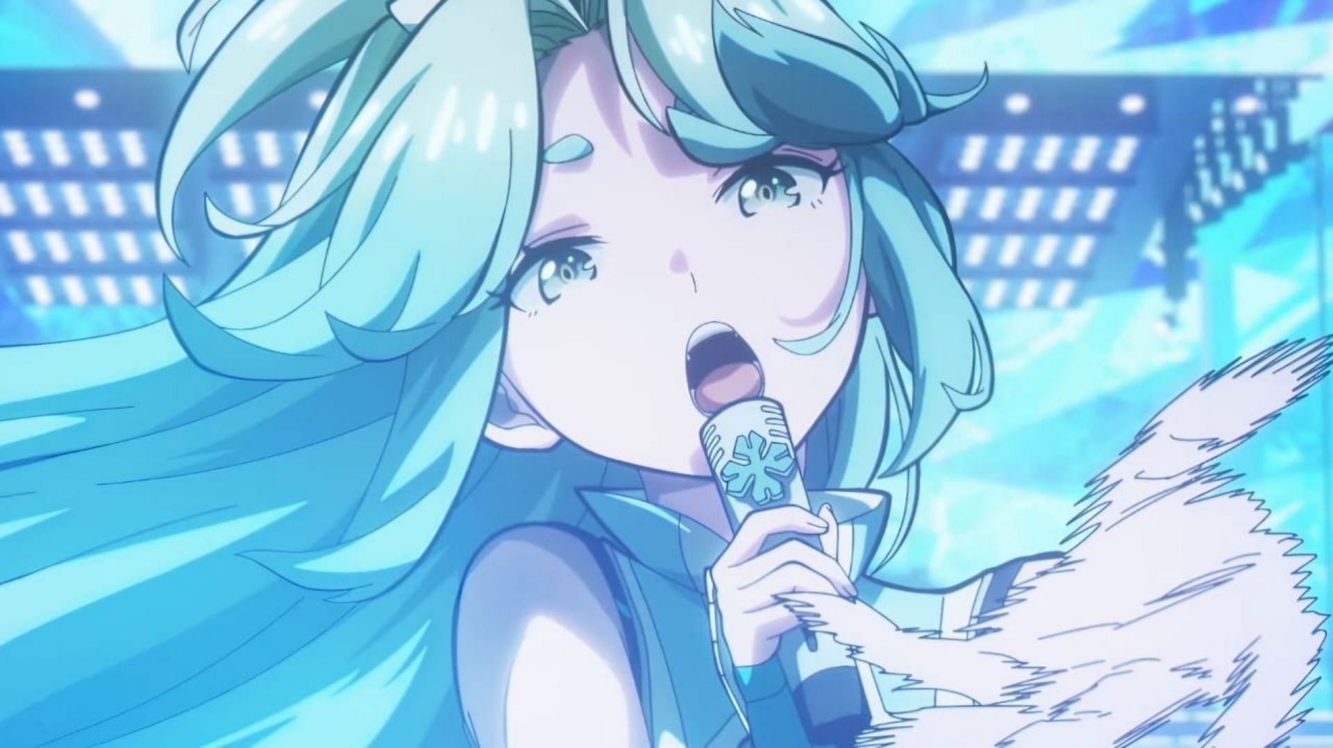 Lucky Cyan, as seen in 2D animation in episode 7 (Image via Pb Animation/LAN Studio/Paper Plane Animation)